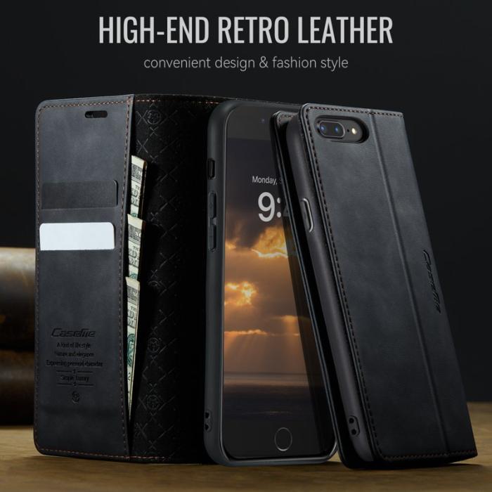 Caseme - CASEME 033 Series Fodral för iPhone 7/8/6 Plus - Svart