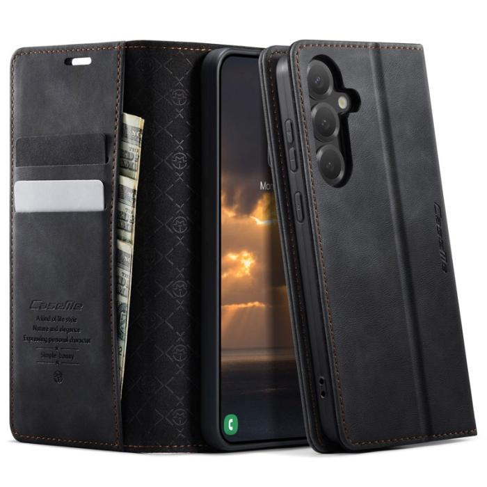 Caseme - CASEME 033 Series Fodral för Samsung Galaxy S25/S24 - Svart
