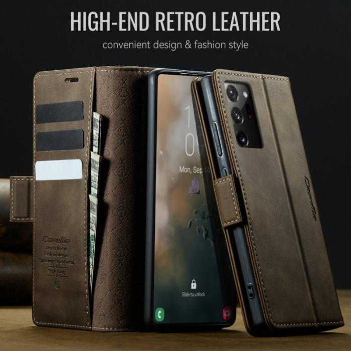 Caseme - CASEME 033 Series Samsung Galaxy Note20 Ultra Fodral Kaffe
