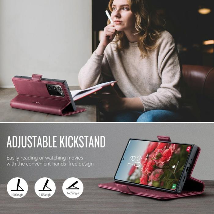 Caseme - CASEME 033 Series Samsung Galaxy Note20 Ultra Fodral Röd