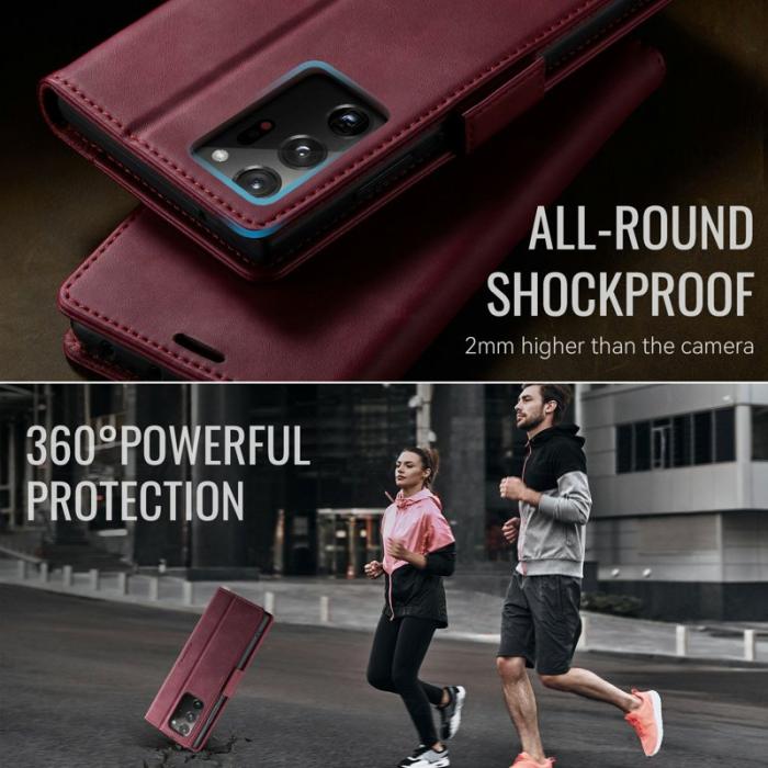 Caseme - CASEME 033 Series Samsung Galaxy Note20 Ultra Fodral Röd