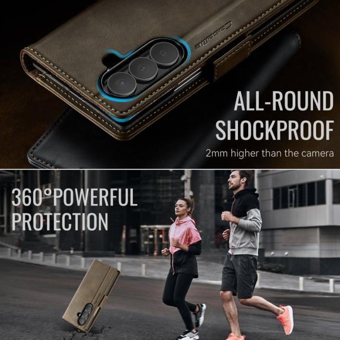 Caseme - CASEME 033 Series Samsung Galaxy Z Fold7 5G Skal Kaffe