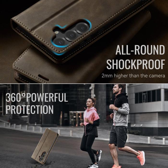 Caseme - CASEME 033 Series Skal för Samsung Galaxy S25/S24 - Kaffe