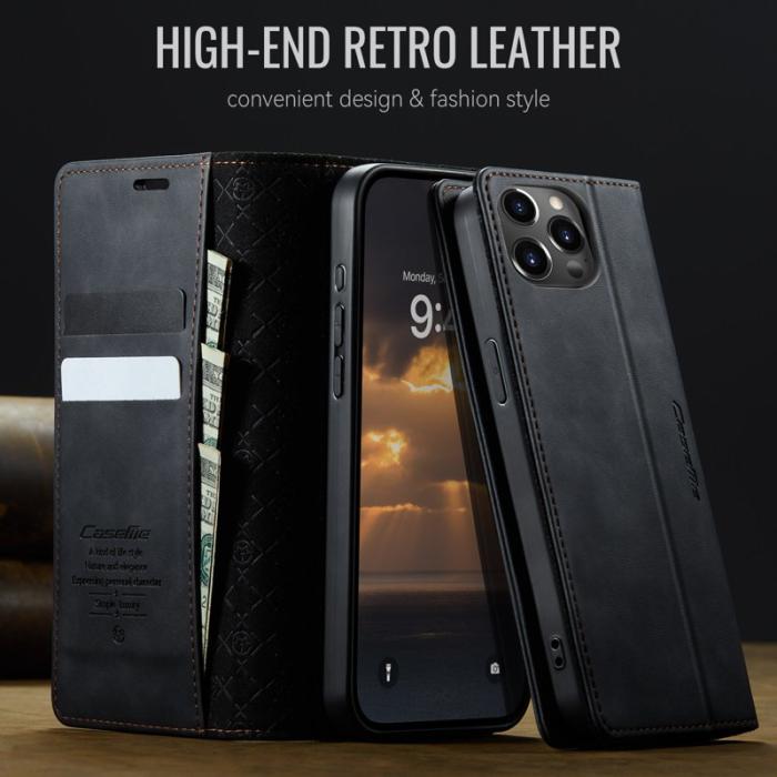 Caseme - CASEME 033 Skal för iPhone 12 Pro/12 6.1 tum Svart