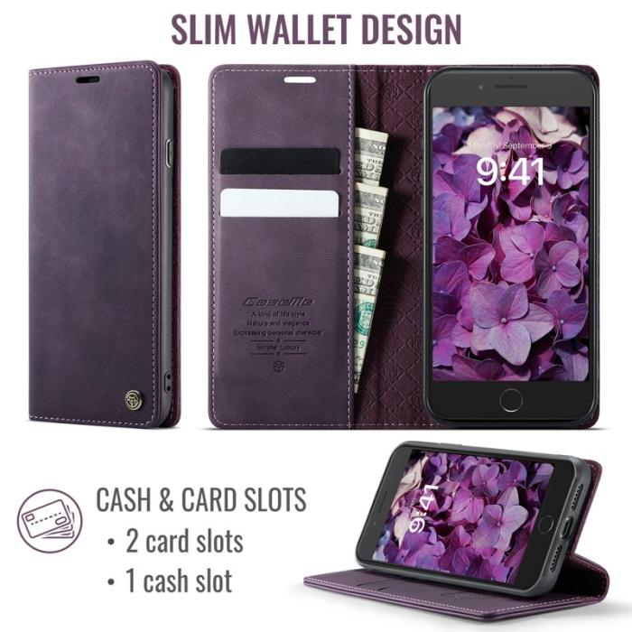 Caseme - CASEME 033 Skal för iPhone 7/8/SE 2020/SE 2022 Lila