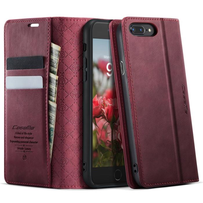 Caseme - CASEME 033 Skal för iPhone 7 Plus/8 Plus/6 Plus Röd