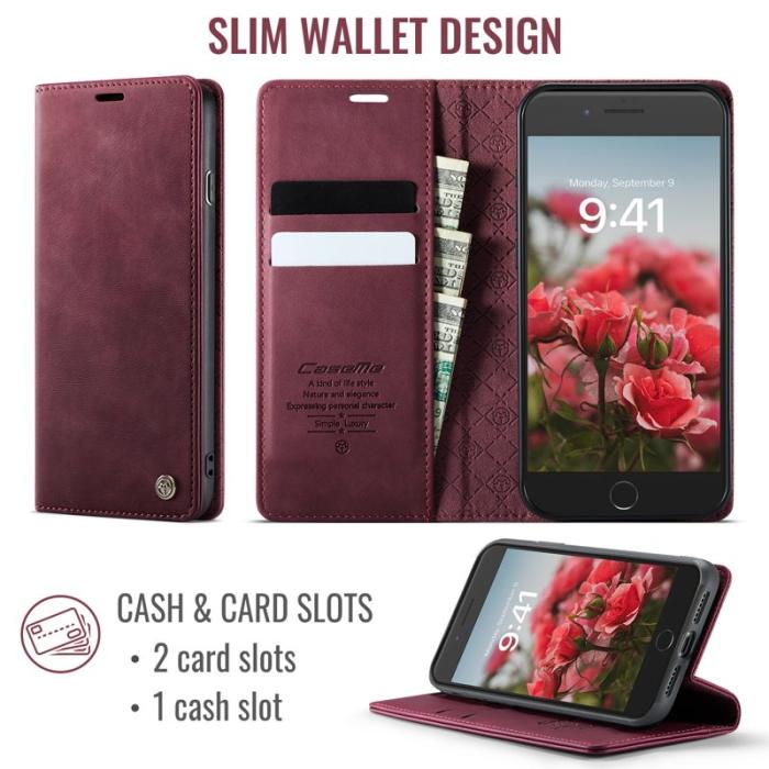 Caseme - CASEME 033 Skal för iPhone 7 Plus/8 Plus/6 Plus Röd