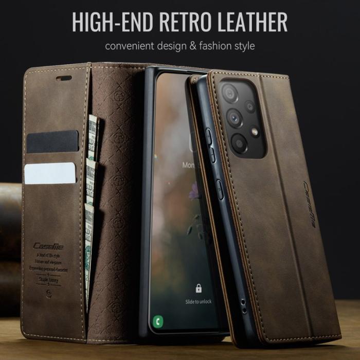 Caseme - CASEME 033 Skal för Samsung Galaxy A33 5G - Kaffe Färg