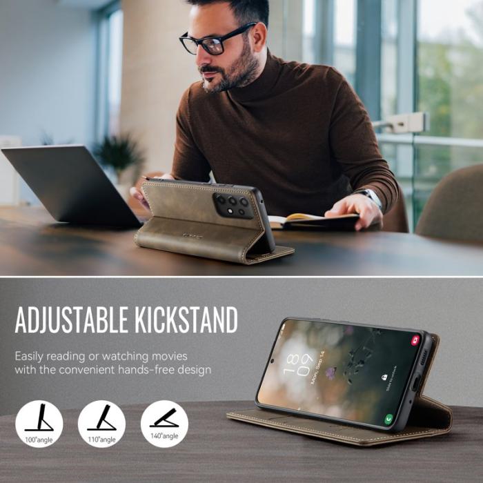 Caseme - CASEME 033 Skal för Samsung Galaxy A33 5G - Kaffe Färg