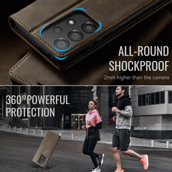 Caseme - CASEME 033 Skal för Samsung Galaxy A33 5G - Kaffe Färg