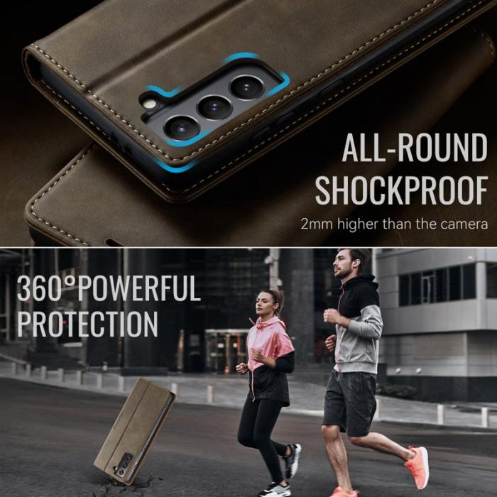 Caseme - CASEME 033 Skal för Samsung Galaxy S21+ 5G - Kaffe