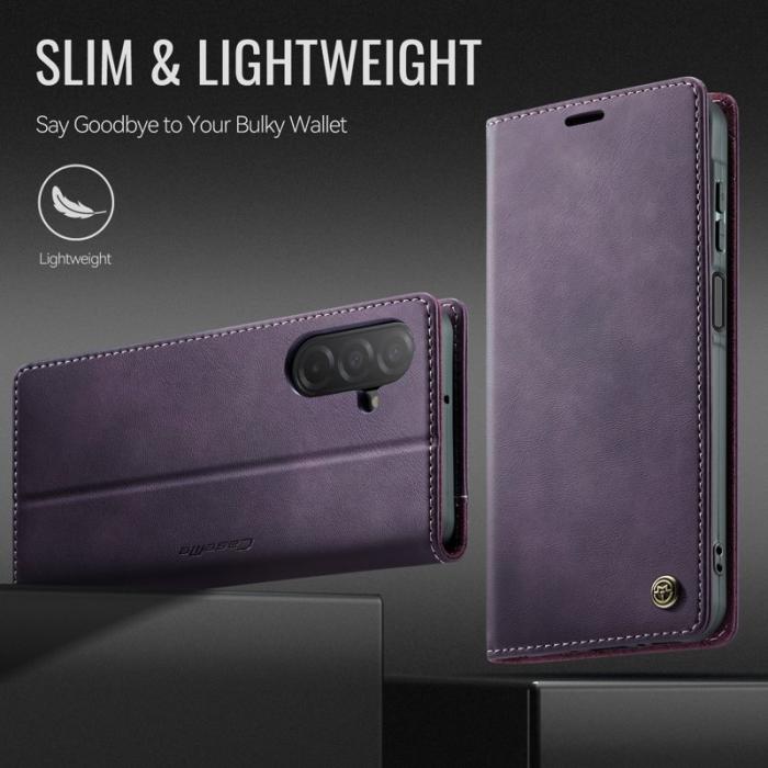 Caseme - CASEME 033 Mobilskal till Samsung Galaxy A17 5G/4G Lila RFID Blocking