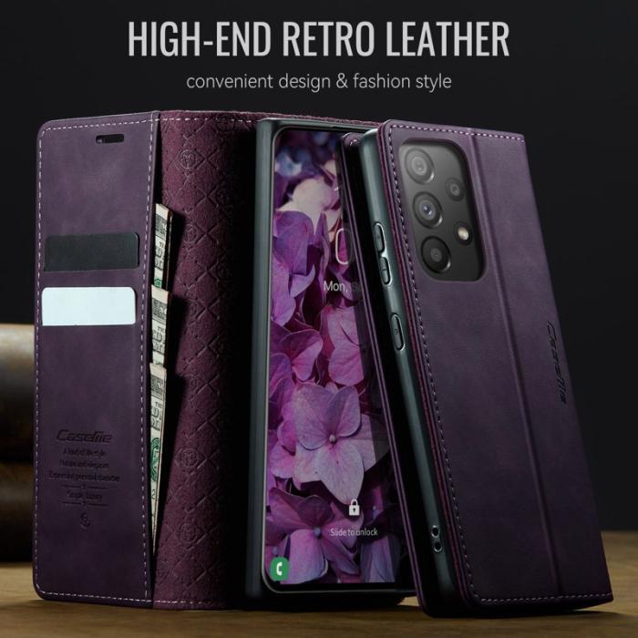 Caseme - CASEME 033 Skal till Samsung Galaxy A33 5G Lila RFID Blockering