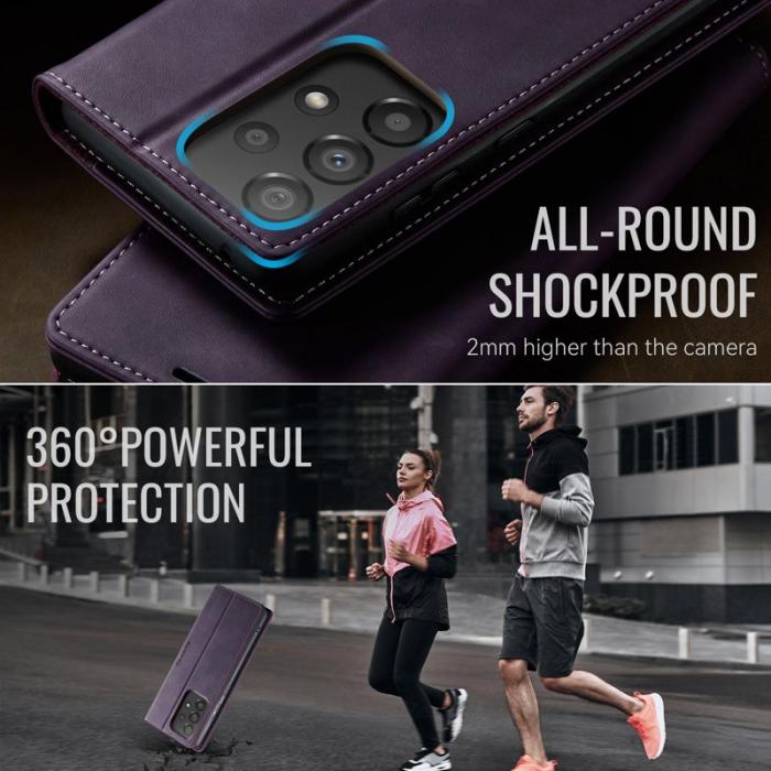 Caseme - CASEME 033 Skal till Samsung Galaxy A33 5G Lila RFID Blockering