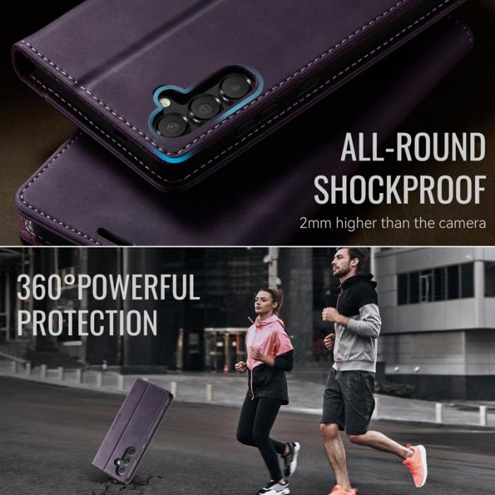 Caseme - CASEME 033 Mobilskal till Samsung Galaxy A54 5G Lila RFID Blocker