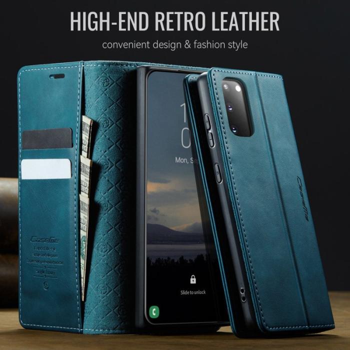 Caseme - CASEME 033 Skal till Samsung Galaxy S20 5G/4G Grön RFID Blocking