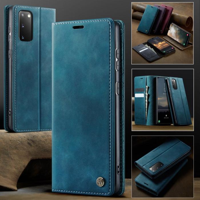 Caseme - CASEME 033 Skal till Samsung Galaxy S20 5G/4G Grön RFID Blocking