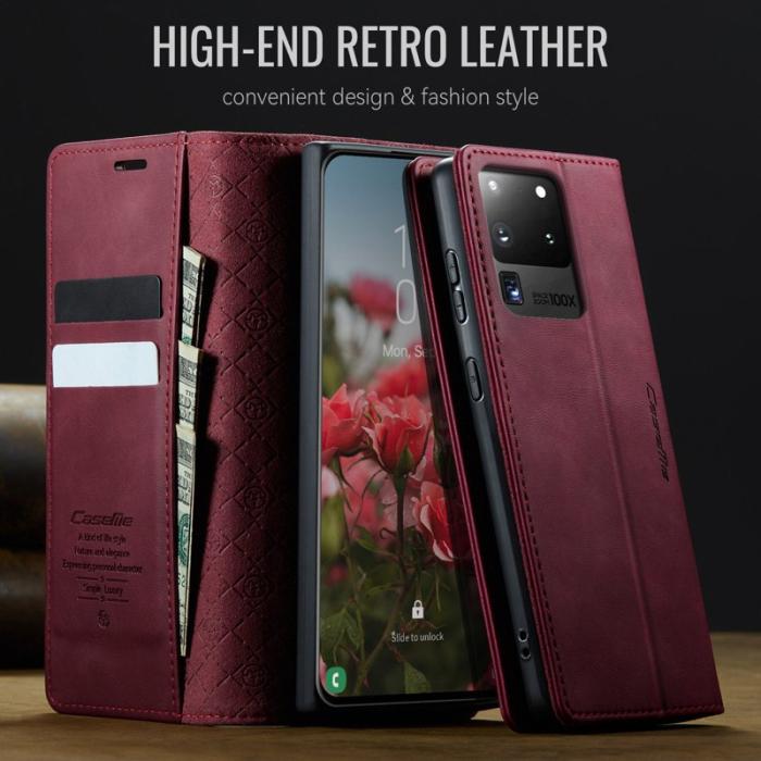 Caseme - CASEME 033 Skal till Samsung Galaxy S20 Ultra - Röd