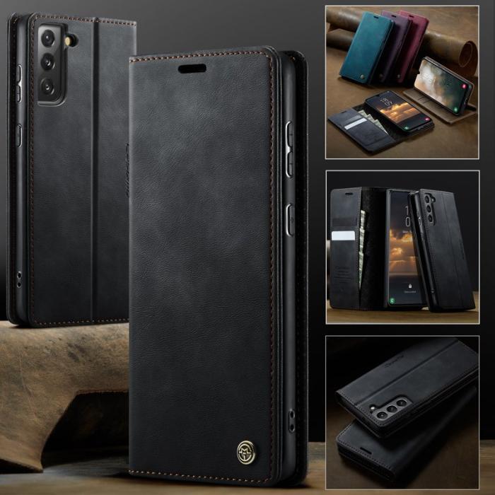 Caseme - CASEME 033 Skal till Samsung Galaxy S21 5G RFID Blocker Svart