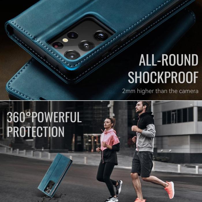 Caseme - CASEME 033 Skal till Samsung Galaxy S21 Ultra 5G - Grön