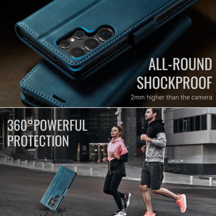 Caseme - CASEME 033 Skal till Samsung Galaxy S22 Ultra 5G - Grön