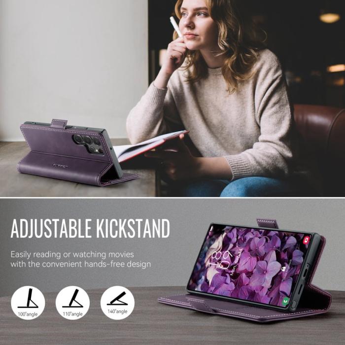 Caseme - CASEME 033 Skal till Samsung Galaxy S22 Ultra 5G Lila