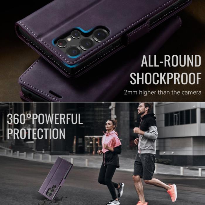 Caseme - CASEME 033 Skal till Samsung Galaxy S22 Ultra 5G Lila