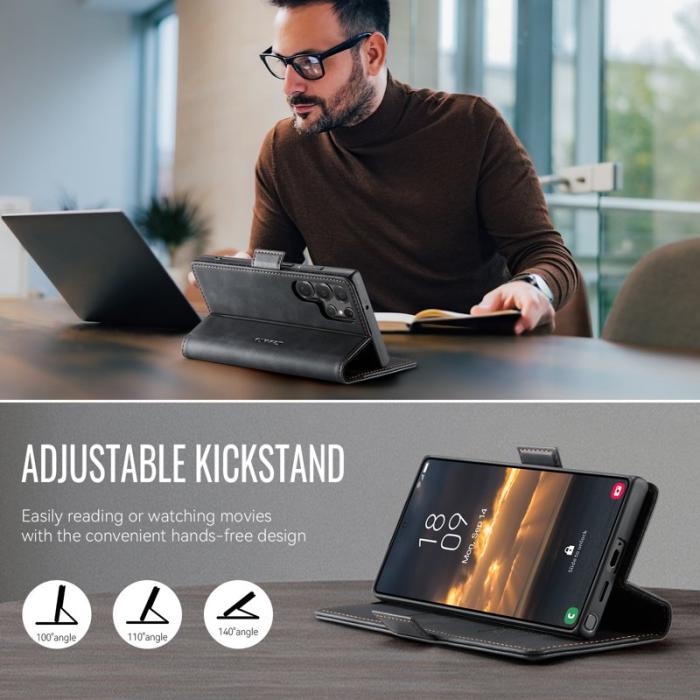 Caseme - CASEME 033 Skal till Samsung Galaxy S22 Ultra 5G - Svart