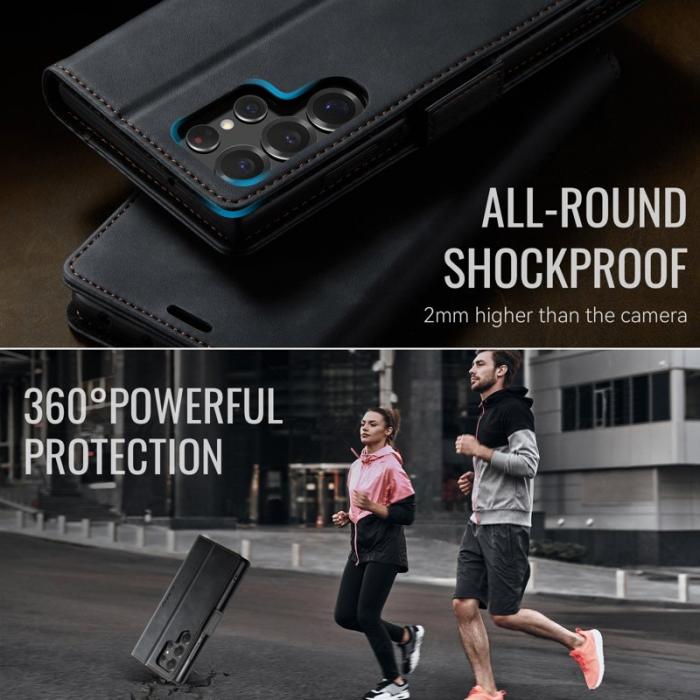 Caseme - CASEME 033 Skal till Samsung Galaxy S22 Ultra 5G - Svart