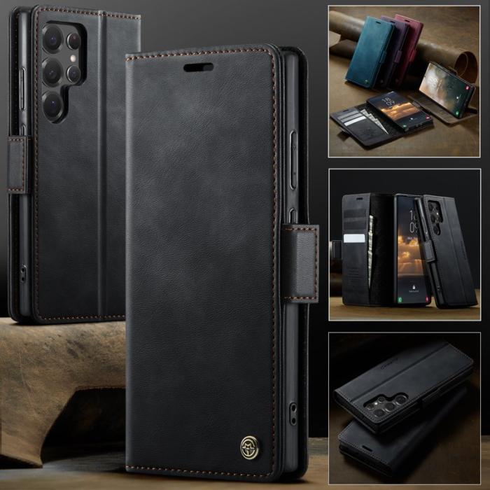 Caseme - CASEME 033 Skal till Samsung Galaxy S22 Ultra 5G - Svart