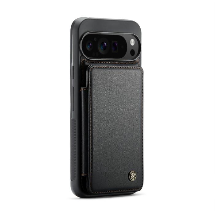 Caseme - CASEME C22 Fodral för Google Pixel 9 Pro XL - Läder Svart
