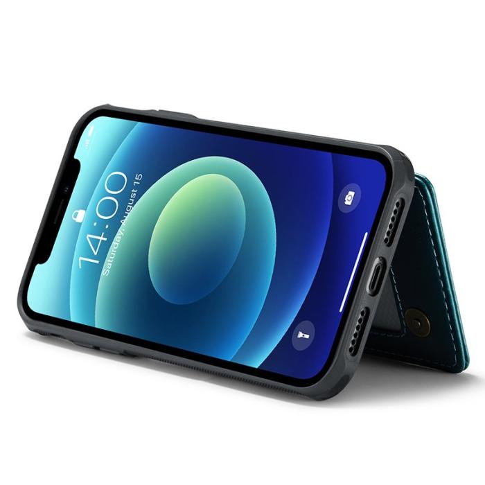 Caseme - CASEME C22 Fodral för iPhone 12/12 Pro i läder - Grön