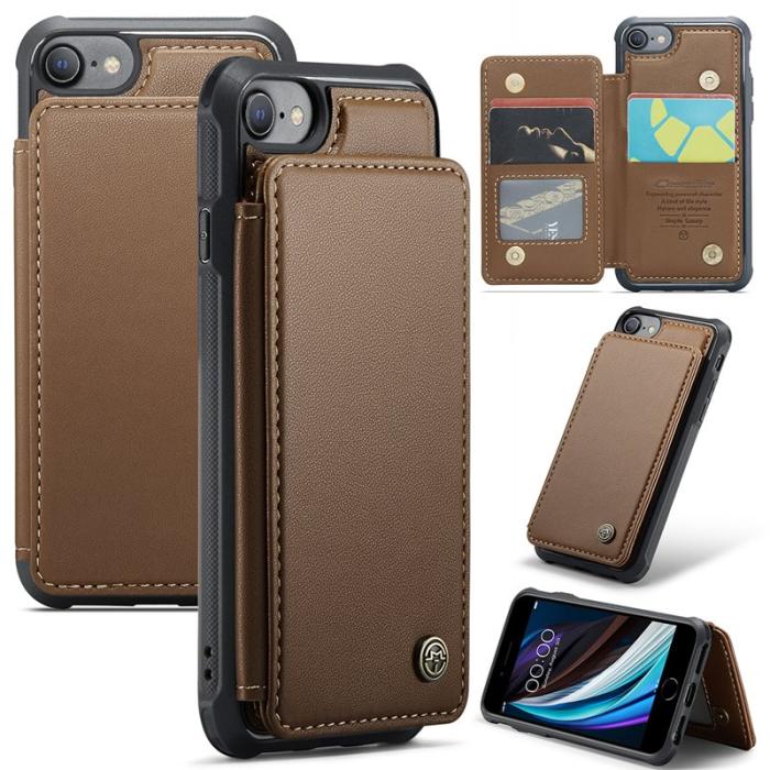 Caseme - CASEME C22 Fodral för iPhone 6/6s/7/8/SE (2020/2022) - Brun