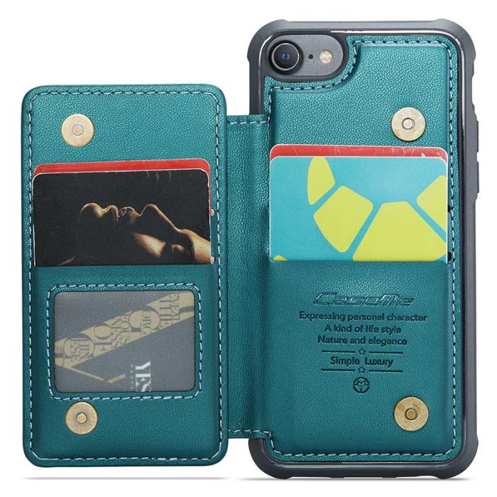 Caseme - CASEME C22 Fodral för iPhone 6/6s/7/8/SE 2020/2022 - Grön