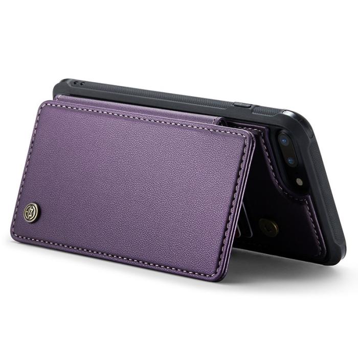 Caseme - CASEME C22 Fodral för iPhone 6/7/8 Plus Läder med RFID - Lila