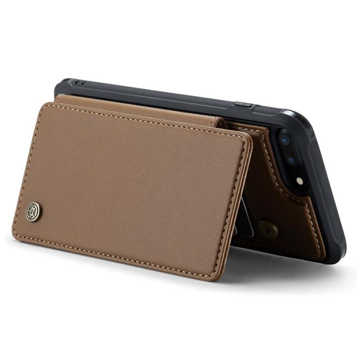 Caseme - CASEME C22 Fodral för iPhone 6 Plus/7 Plus/8 Plus - Brun