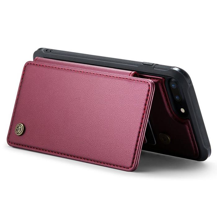 Caseme - CASEME C22 Fodral för iPhone 6 Plus/7 Plus/8 Plus - Röd