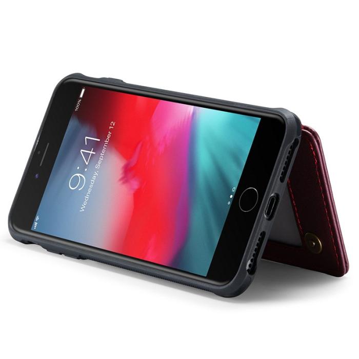 Caseme - CASEME C22 Fodral för iPhone 6 Plus/7 Plus/8 Plus - Röd