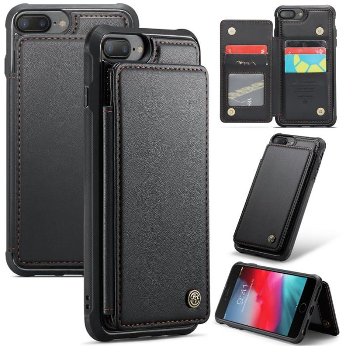 Caseme - CASEME C22 Fodral för iPhone 6 Plus/7 Plus/8 Plus - Svart