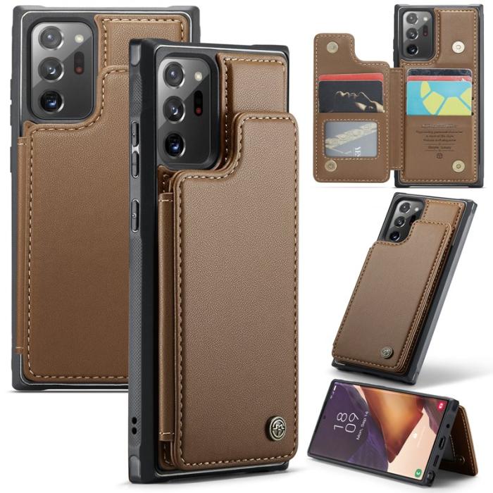 Caseme - CASEME C22 Fodral för Samsung Galaxy Note20 Ultra - Brun