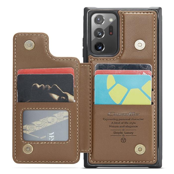 Caseme - CASEME C22 Fodral för Samsung Galaxy Note20 Ultra - Brun