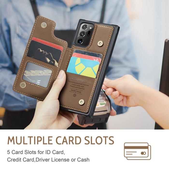 Caseme - CASEME C22 Fodral för Samsung Galaxy Note20 Ultra - Brun