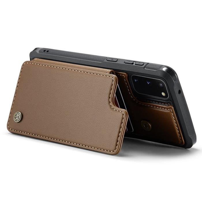 Caseme - CASEME C22 Fodral för Samsung Galaxy S20 4G/5G - Brun
