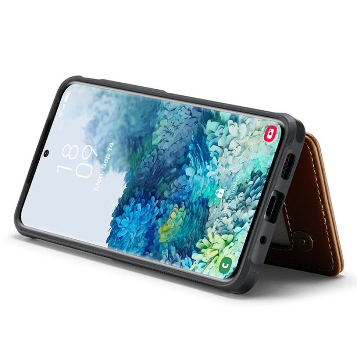 Caseme - CASEME C22 Fodral för Samsung Galaxy S20 4G/5G - Brun