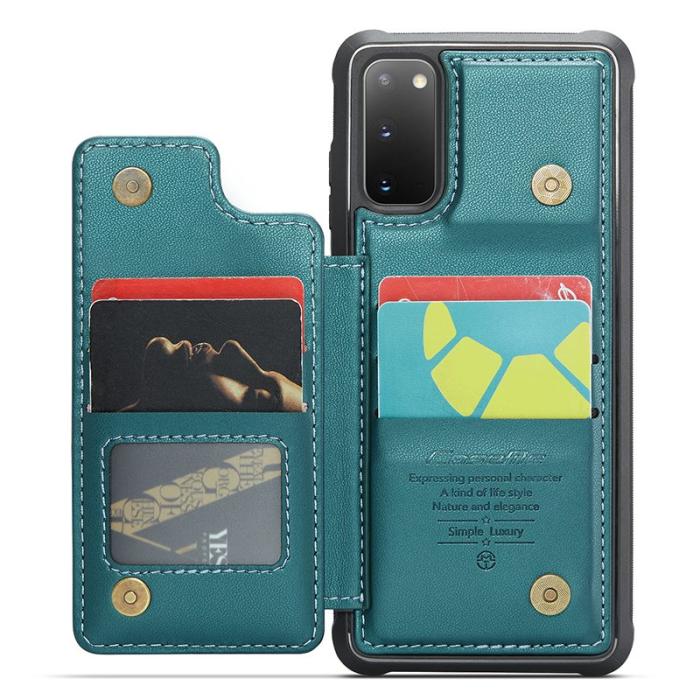 Caseme - CASEME C22 Fodral för Samsung Galaxy S20 4G/5G Grön