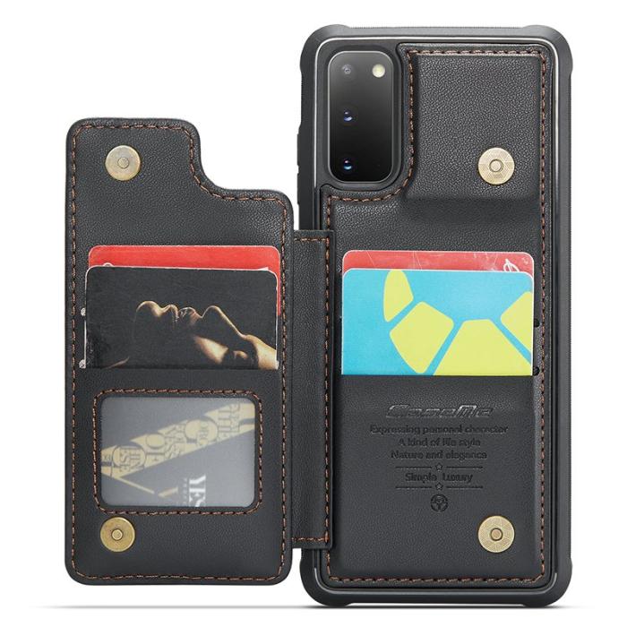 Caseme - CASEME C22 Fodral för Samsung Galaxy S20 4G/5G - Svart