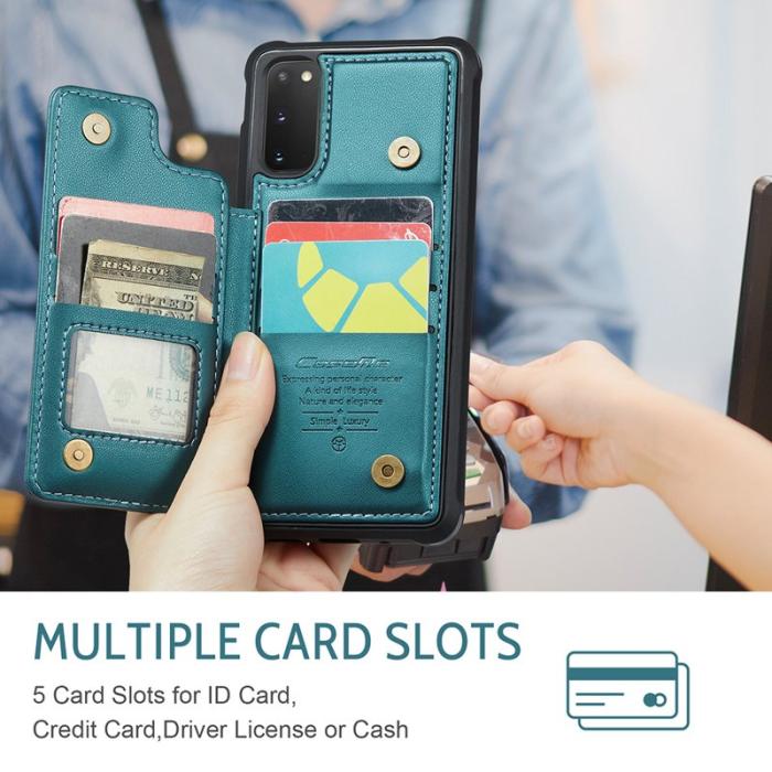 Caseme - CASEME C22 Fodral för Samsung Galaxy S20 FE 5G - Grön