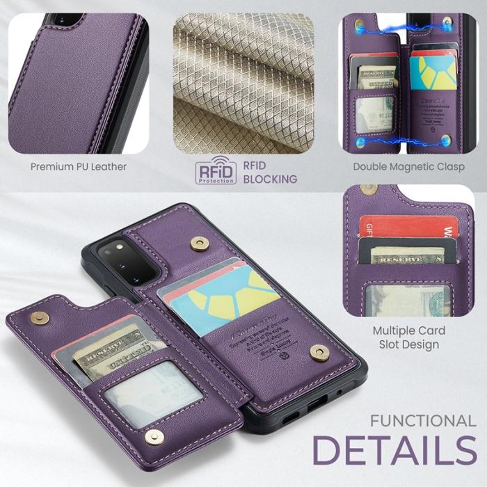 Caseme - CASEME C22 Fodral för Samsung Galaxy S20 FE - Lila