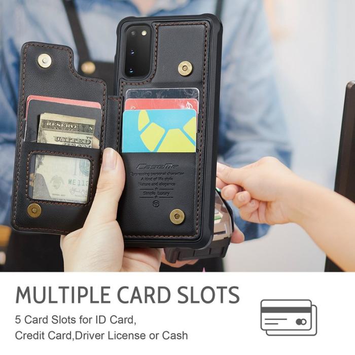 Caseme - CASEME C22 Fodral för Samsung Galaxy S20 FE - Svart