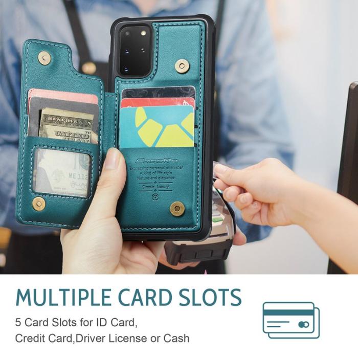 Caseme - CASEME C22 Fodral för Samsung Galaxy S20 Plus 4G/5G Grön